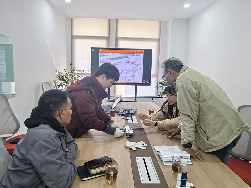 Échange technologique transfrontalier : la visite des clients internationaux se termine par une formation réussie sur la maintenance des palans